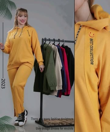 هودی زنانه مدل گلدوزی لبخند جنس دورس سه نخ داخل کرکی